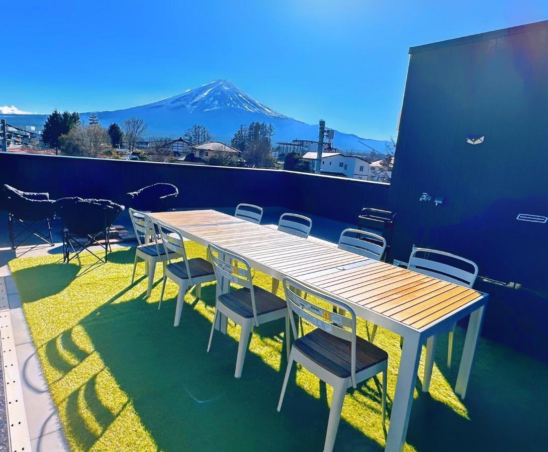 ヴィラ山間堂 Terrace Villa Bbq Bonfire Fuji View Annovillas Fujikawaguchiko Extérieur photo