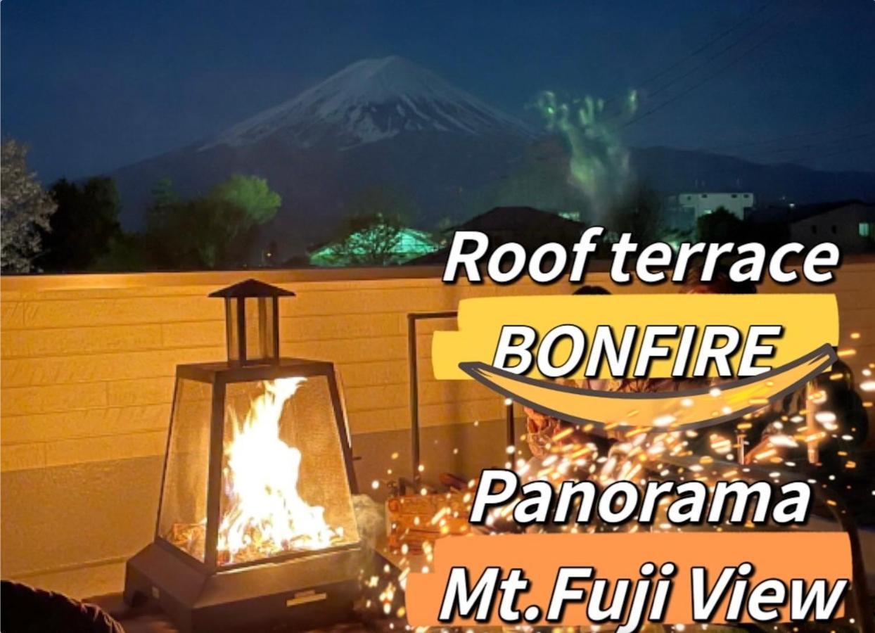 ヴィラ山間堂 Terrace Villa Bbq Bonfire Fuji View Annovillas Fujikawaguchiko Extérieur photo
