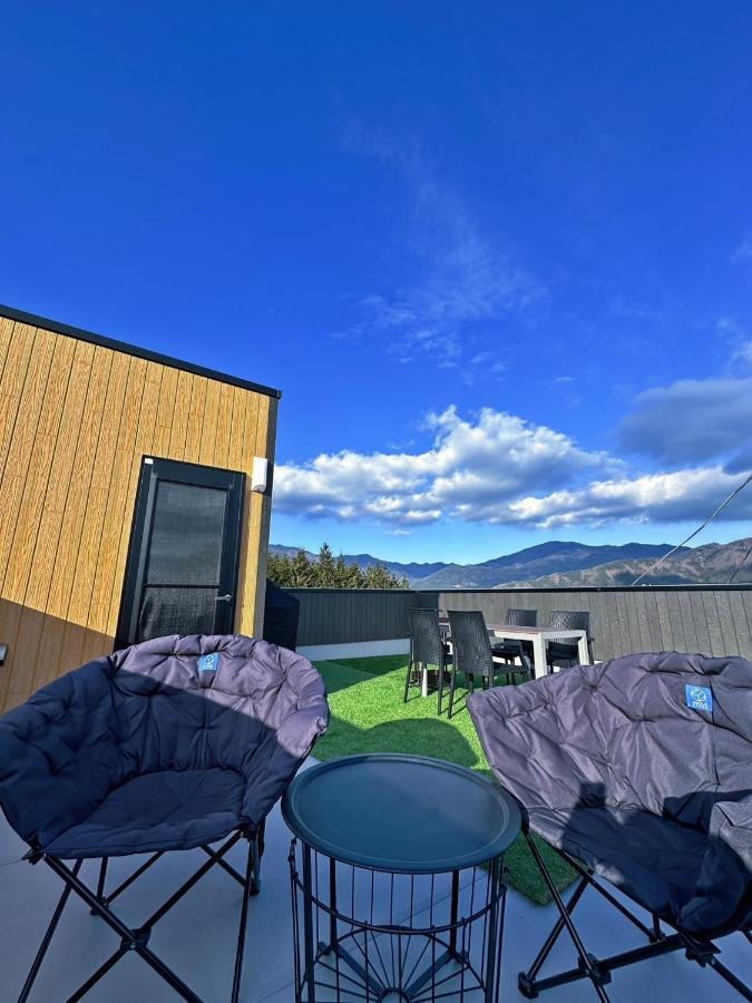 ヴィラ山間堂 Terrace Villa Bbq Bonfire Fuji View Annovillas Fujikawaguchiko Extérieur photo