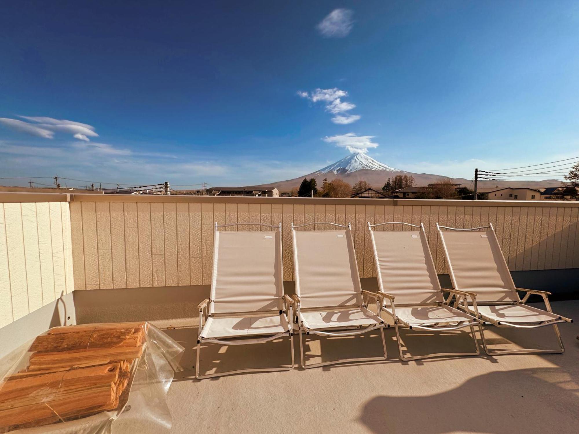ヴィラ山間堂 Terrace Villa Bbq Bonfire Fuji View Annovillas Fujikawaguchiko Extérieur photo